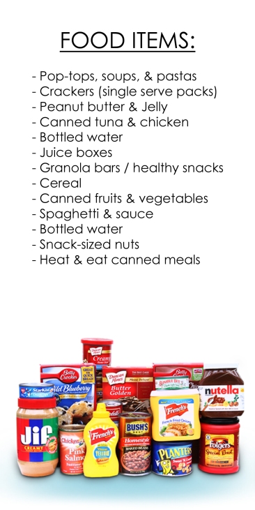 Food Items — Food Pantry